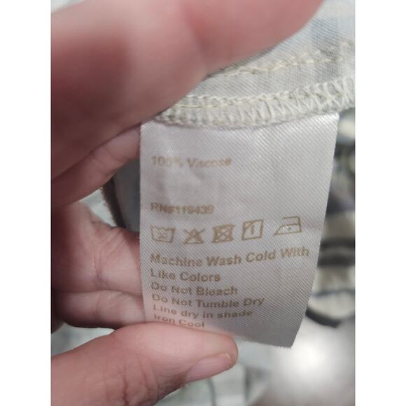 Julie Brown NYC Plaid Tiered Maxi Dress Holiday Winter Christmas Sz XL Green Red - Picture 6 of 8